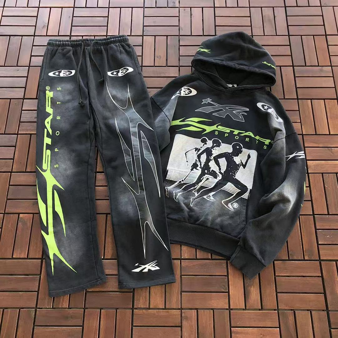Other TOP~175 PANTS~168 HELLSTAR HOODIE TROUSERS 11110536 (Im 170CM 60KG Iwear Size S In The Photo), photo 1