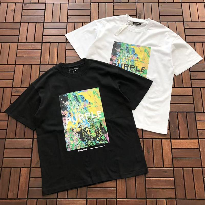 ~85 PURPLE BRAND T-SHIRT 33120879 (Im 176CM 58KG Iwear Size M In The Photo), photo 1