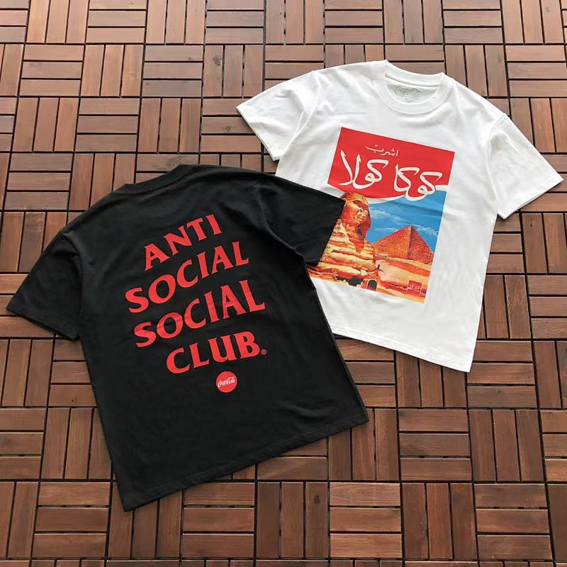 On Running ~85 ANTI SOCIAL CLUB & COCACOLA T-SHIRT 55041115 (Im 185CM 70KG Iwear Size M In The Photo)