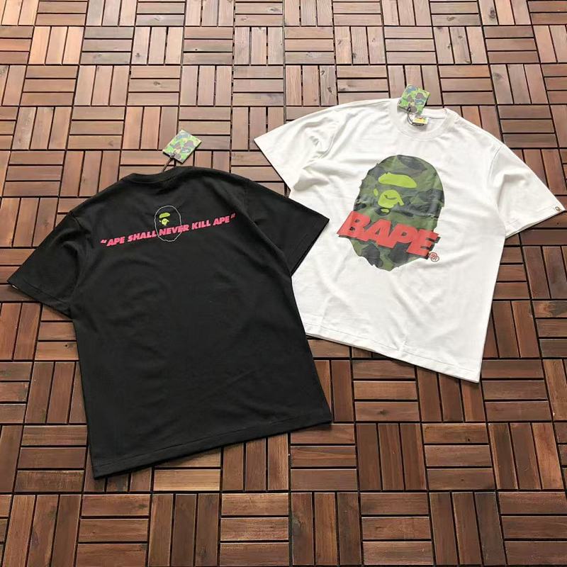 Bape ~109 BAPE T-SHIRT 55012629 (Im 180CM 68KG Iwear Size L In The Photo), photo 1