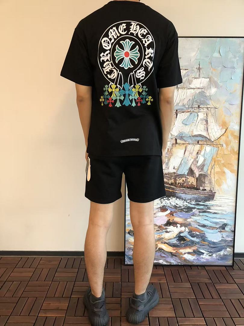 Other ~89 CH🔥OM🔥 HE🔥RTS T-SHIRT 77061529 (Im 185CM 70KG Iwear Size M In The Photo) - Image 4
