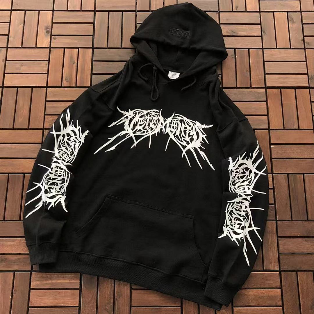 ~ 185 VETEMENTS HOODIE 55011905 (Im 185CM 80KG Iwear Size M In The Photo), photo 1