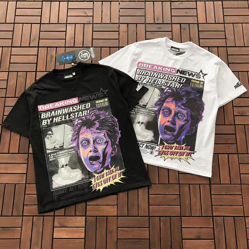 ~95 HELLSTAR T-SHIRT 55012936 (Im 185CM 80KG Iwear Size S In The Photo), photo 1