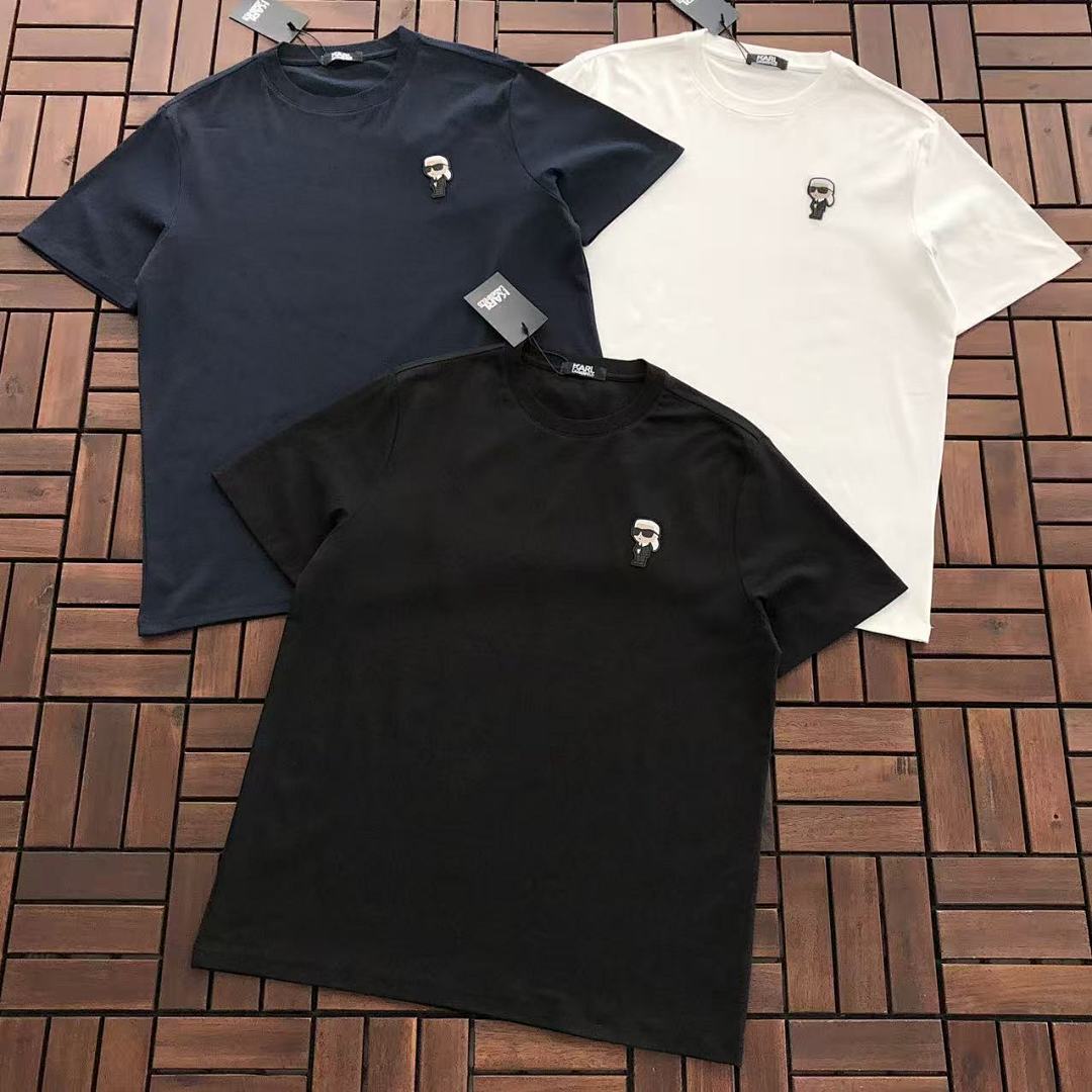 ~85 KARL LAGERFELD T-SHIRT 66032022 (Im 185CM 80KG Iwear Size L In The Photo), photo 1