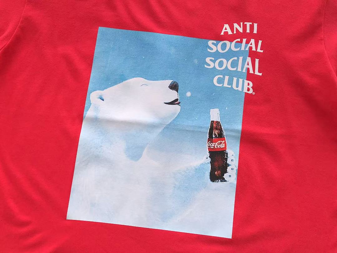 On Running ~85 ANTI SOCIAL CLUB & COCACOLA T-SHIRT 55041213 (Im 185CM 70KG Iwear Size L In The Photo) - Image 16