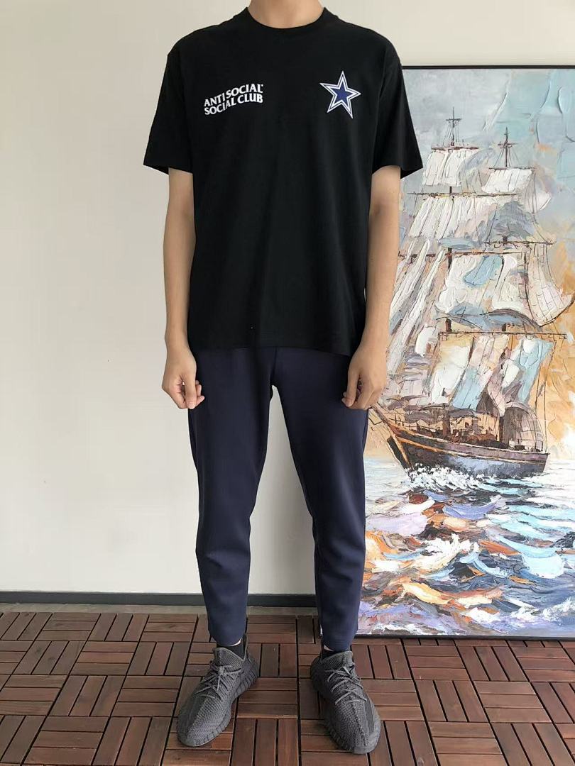 On Running ~ 85 ANTI SOCIAL CLUB T-SHIRT 55041221 (Im 185CM 70KG Iwear Size M In The Photo) - Image 3