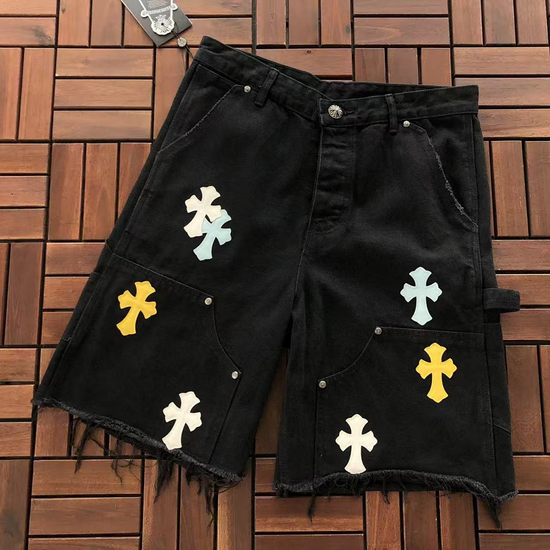 Chanel ~199 CH🔥OM🔥 HE🔥RTS SHORTS JEANS 77040717 (Im 176CM 58KG Iwear Size 32 In The Photo), photo 1