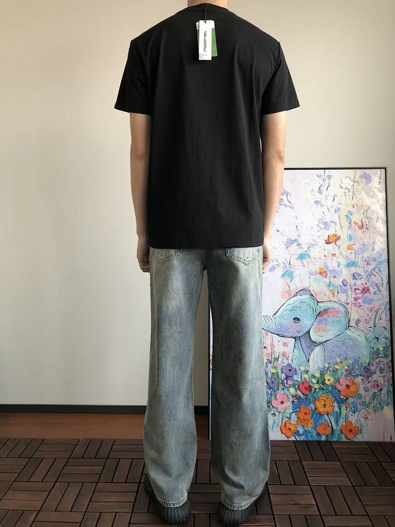 Other ~ 129 KARL LAGERFELD T-SHIRT 55010616 (Im 180CM 68KG Iwear Size M In The Photo) - Image 4