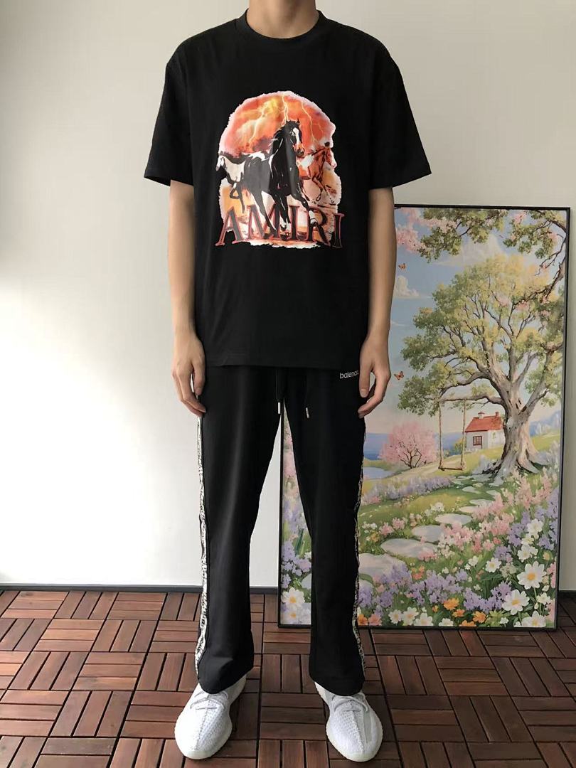 AMIRI ~85 AMIRI T-SHIRT 77031696 (Im 176CM 58KG Iwear Size M In The Photo) - Image 8