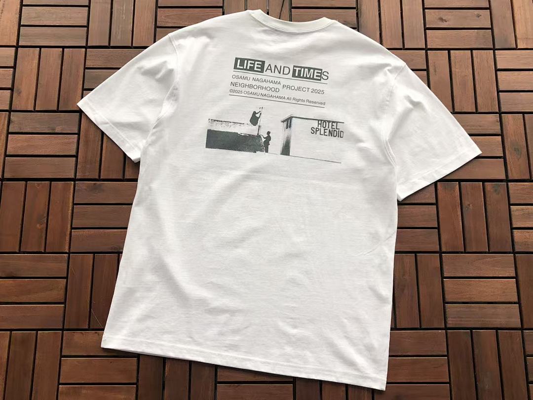 On Running ~109 NEIGHBORHOOD T-SHIRT 11102101 (Im 176CM 58KG Iwear Size L In The Photo) - Image 9