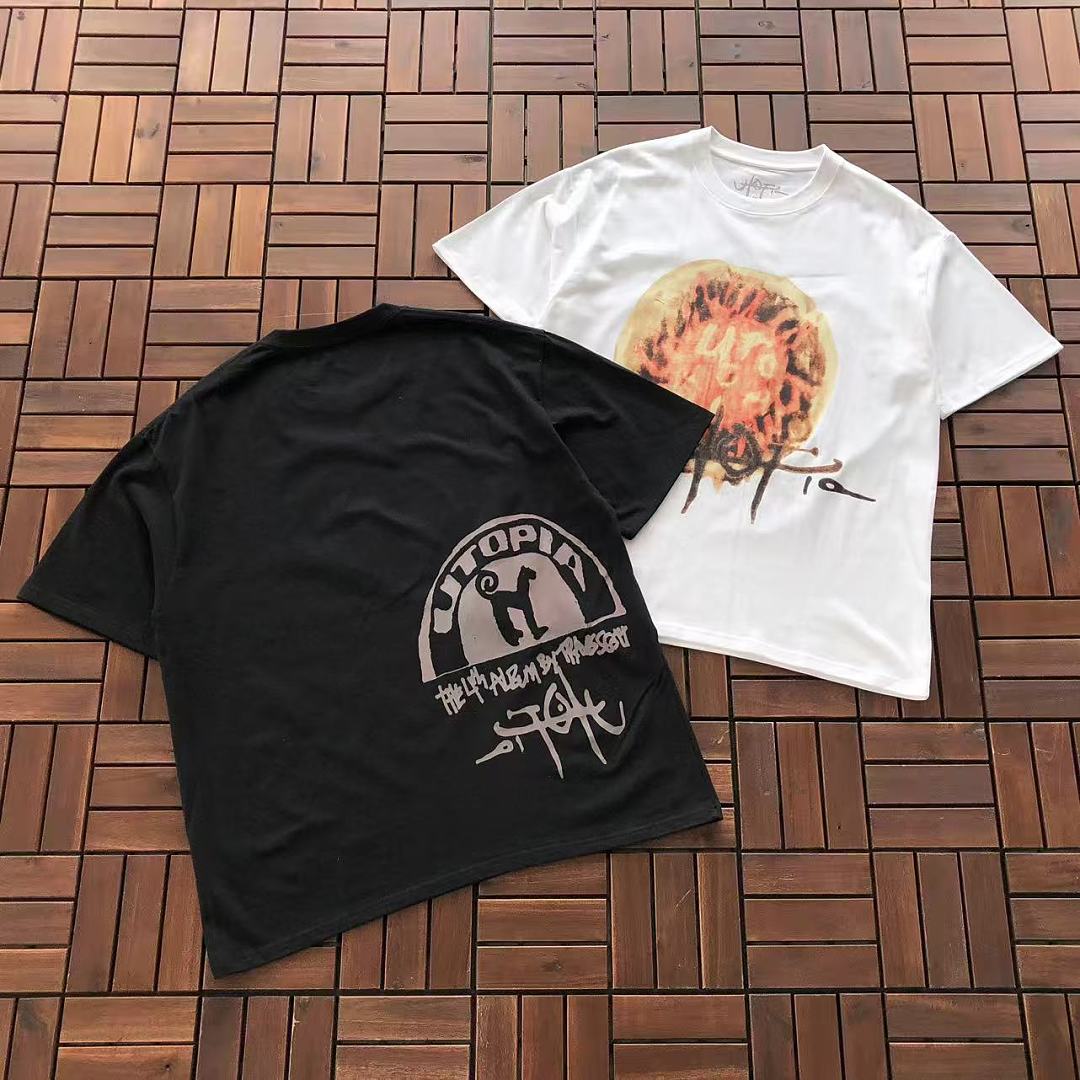 Other ~79 TRAVIS SCOTT T-SHIRT 77052208 (Im 185CM 70KG Iwear Size L In The Photo), photo 1