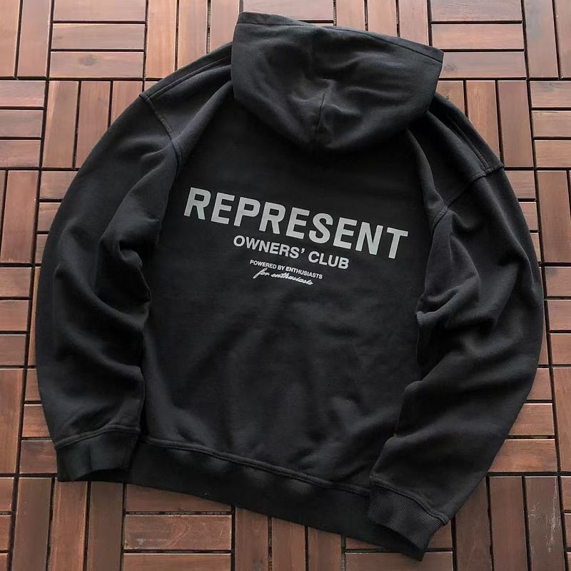 ~185 Represent HOODIE 66041923 (Im 176CM 58KG Iwear Size M In The Photo), photo 1