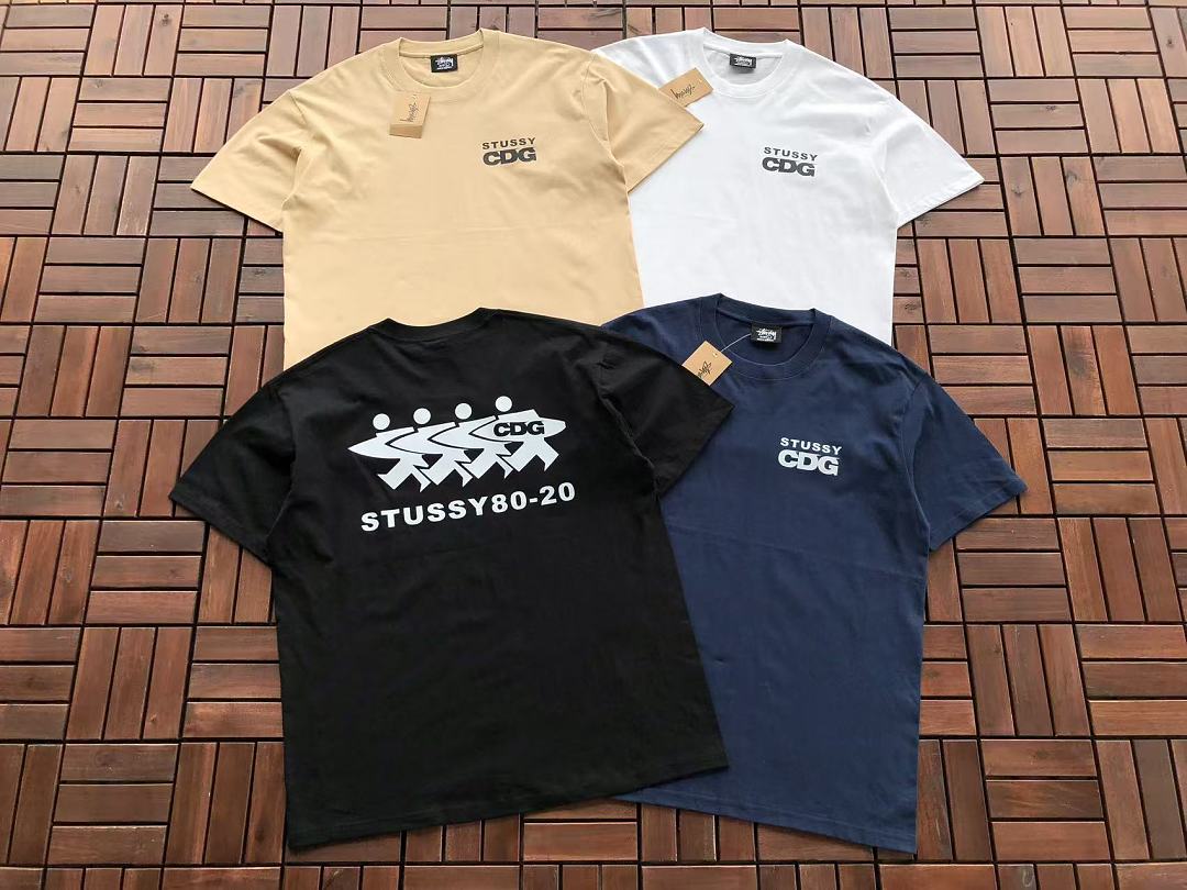 On Running ~ 79 ST🔥S🔥Y & CDG T-SHIRT 55082716 (Im 185CM 80KG Iwear Size L In The Photo) - Image 6
