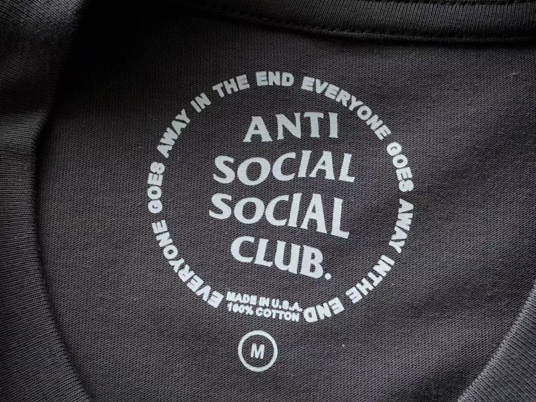 On Running ~85 ANTI SOCIAL CLUB T-SHIRT 55041216 (Im 185CM 70KG Iwear Size M In The Photo) - Image 24