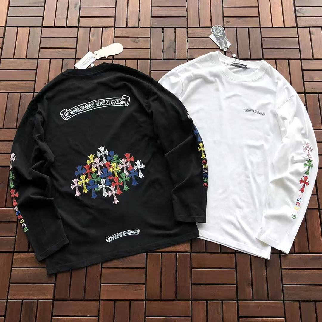 Chanel ~119 CH🔥OM🔥 HE🔥RTS LONG-SLEEVE 66073140 (Im 185CM 70KG Iwear Size L In The Photo), photo 1