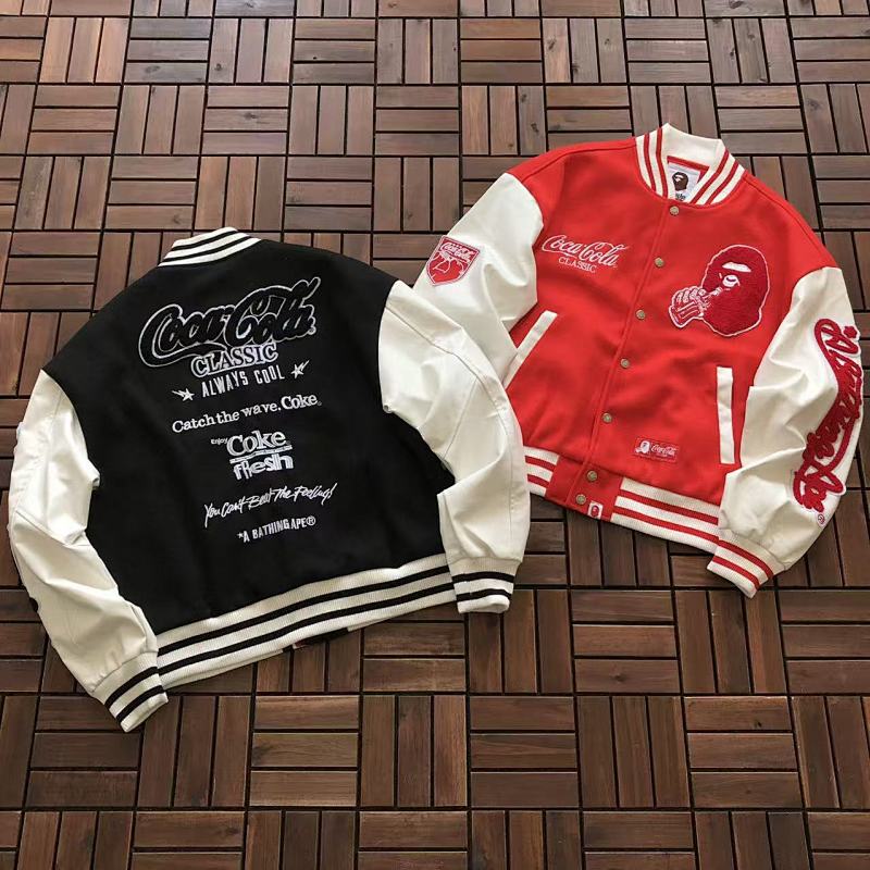 Bape ~278 BAPE & COCACOLA JACKET 55010904 (Im 180CM 68KG Iwear Size M In The Photo), photo 1