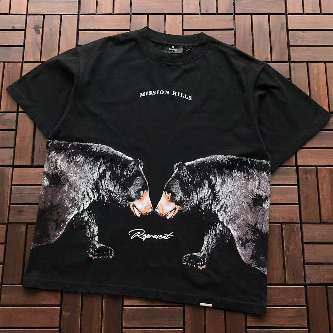Other ~115 REPRESENT T-SHIRT 66030491 (Im 176CM 58KG Iwear Size M In The Photo), photo 1