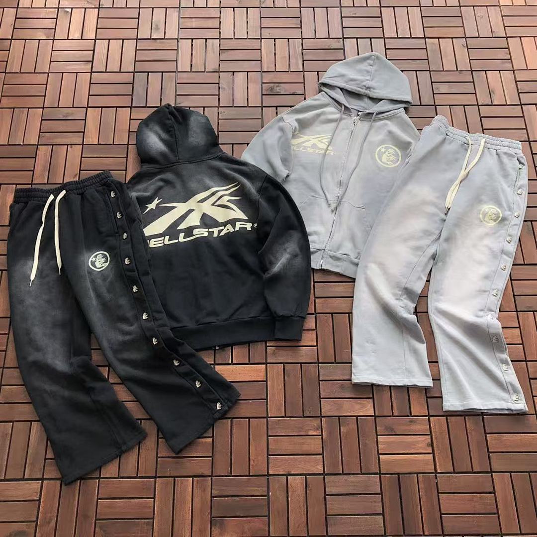 Other TOP~ 185 PANTS~189 HELLSTAR HOODIE TROUSERS 55011330 (Im 176CM 58KG Iwear Size S In The Photo), photo 1