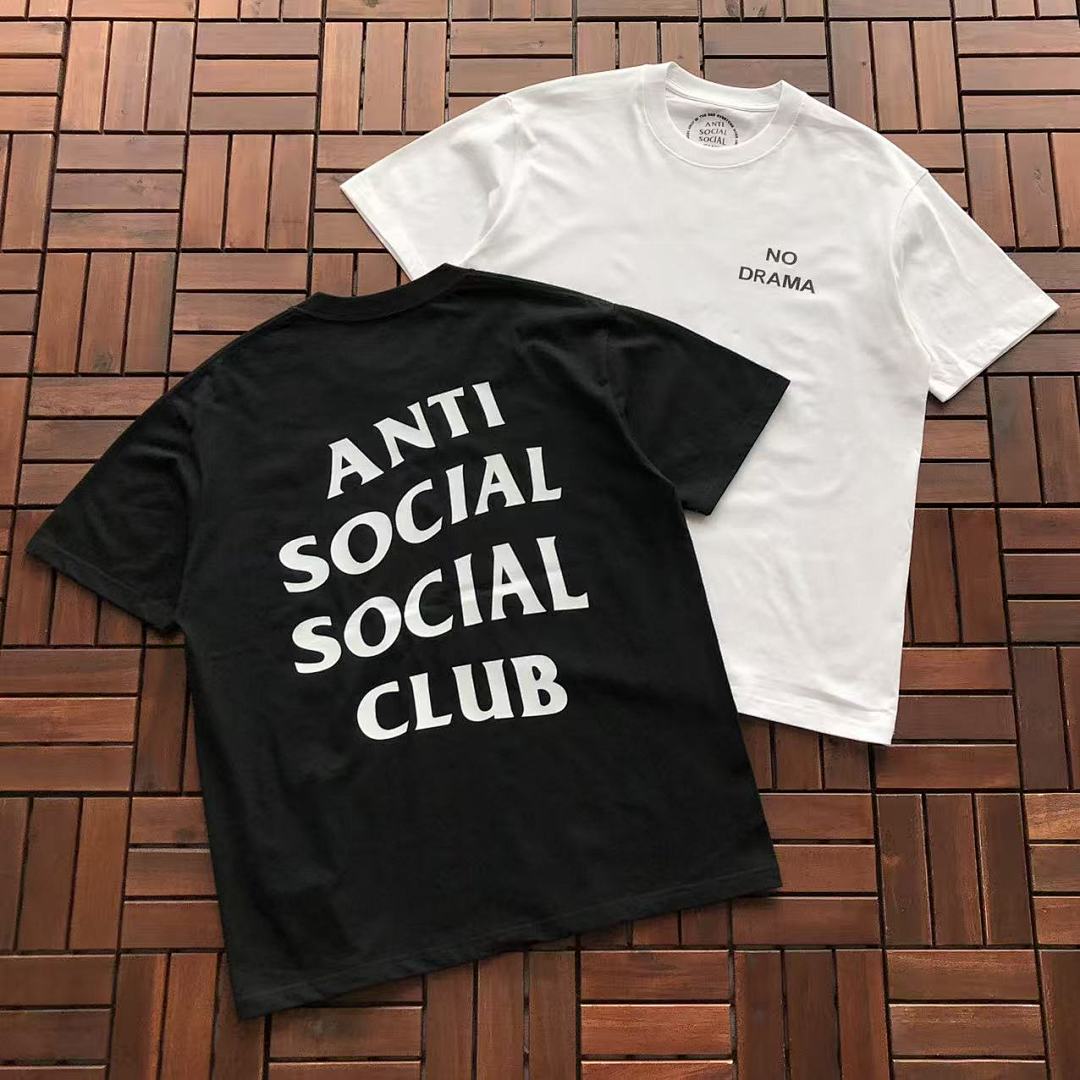 On Running ~85 ANTI SOCIAL CLUB T-SHIRT 55041255 (Im 185CM 70KG Iwear Size L In The Photo)