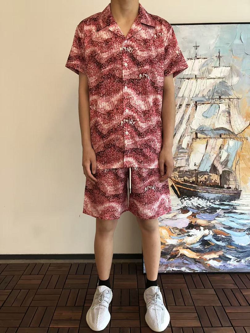 AMIRI TOP~86 PANTS~85 AMIRI T-SHIRT SHIRT SHORTS 77032639 (Im 176CM 58KG Iwear Size L In The Photo) - Image 9