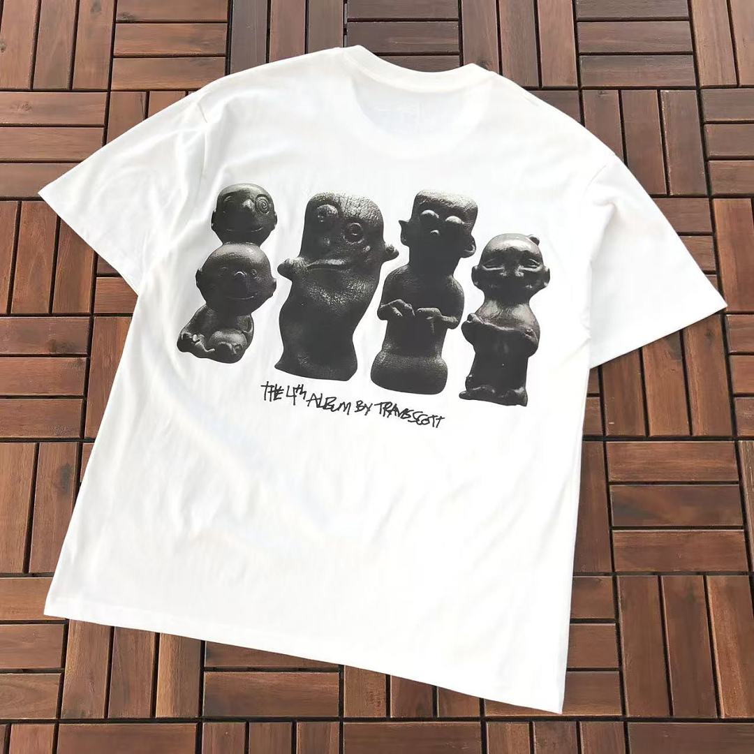 Other ~79 TRAVIS SCOTT T-SHIRT 77052221 (Im 185CM 70KG Iwear Size M In The Photo), photo 1