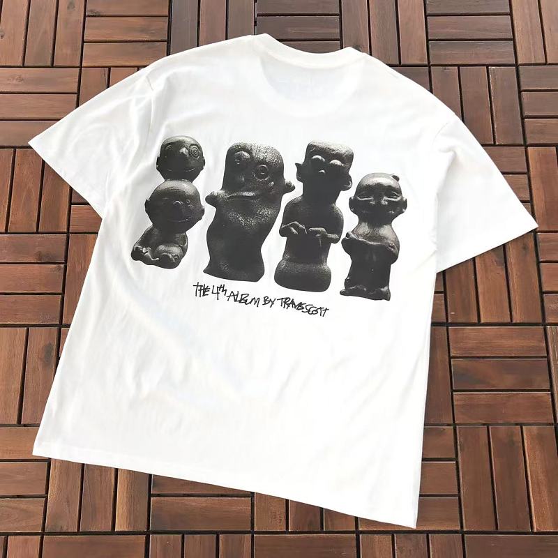 Other ~79 TRAVIS SCOTT T-SHIRT 77052221 (Im 185CM 70KG Iwear Size M In The Photo), photo 1