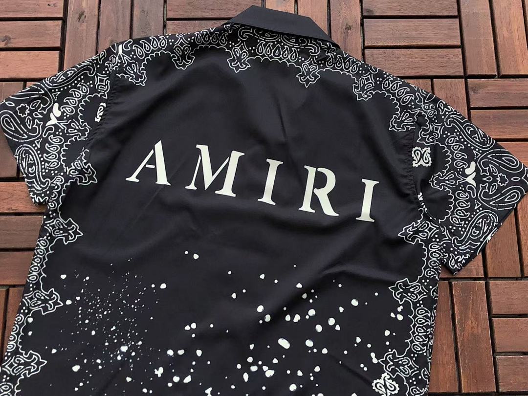 AMIRI TOP~85 PANTS~85 AMIRI T-SHIRT SHIRT SHORTS 77032614 (Im 176CM 58KG Iwear Size L In The Photo) - Image 9