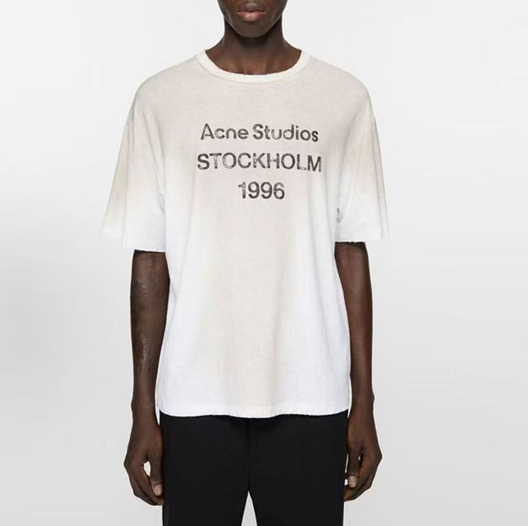 Other ~89 ACNE STUDIOS T-SHIRT 55060422 (Im 185CM 70KG Iwear Size S In The Photo) - Image 4