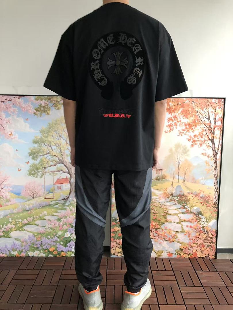 Other ~139 CH🔥OM🔥 HE🔥RTS T-SHIRT 55080403 (Im 185CM 80KG Iwear Size XL In The Photo) - Image 4