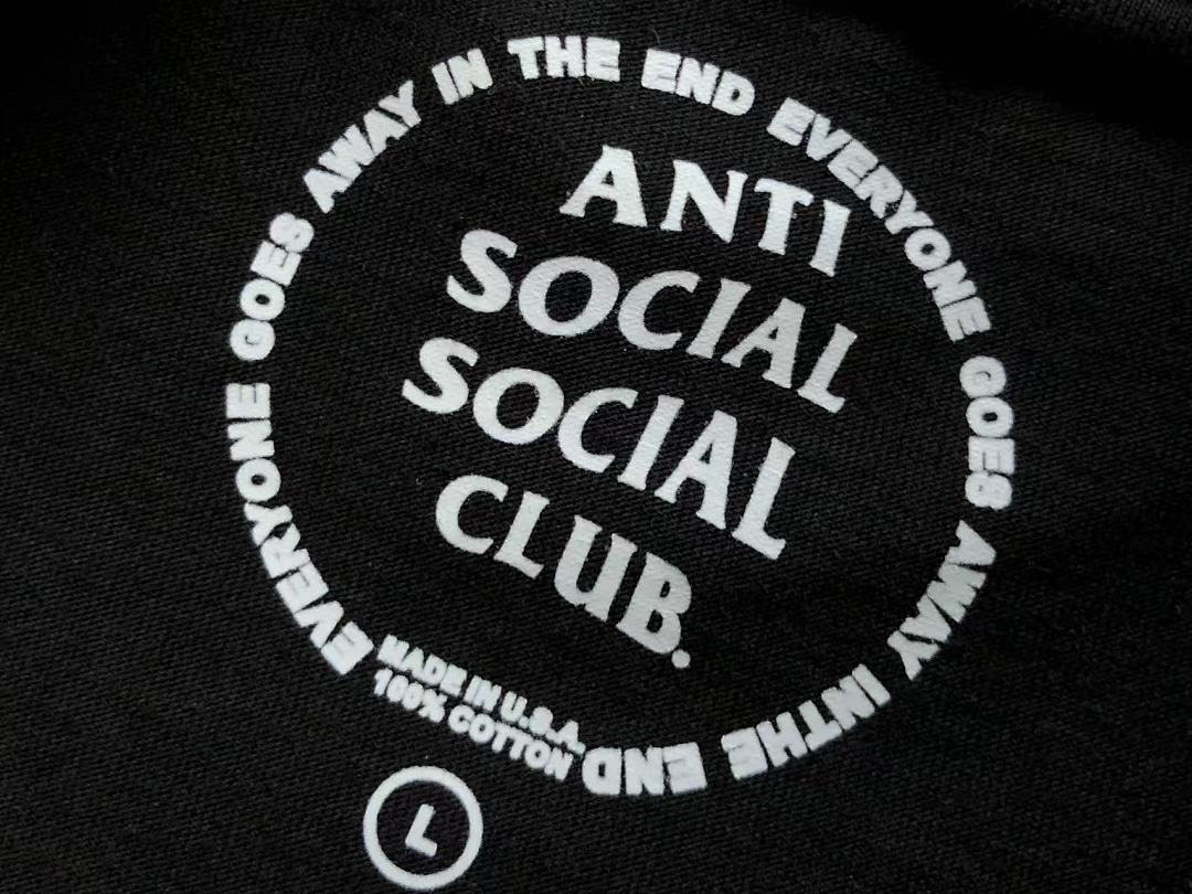 On Running ~85 ANTI SOCIAL CLUB T-SHIRT 11100817 (Im 180CM 68KG Iwear Size L In The Photo) - Image 19