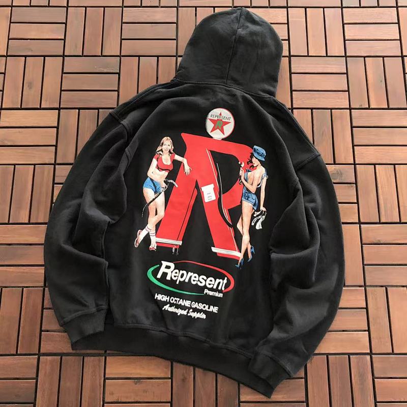 Other ~135 REPRESENT HOODIE 33120107 (Im 184CM 80KG Iwear Size S In The Photo), photo 1
