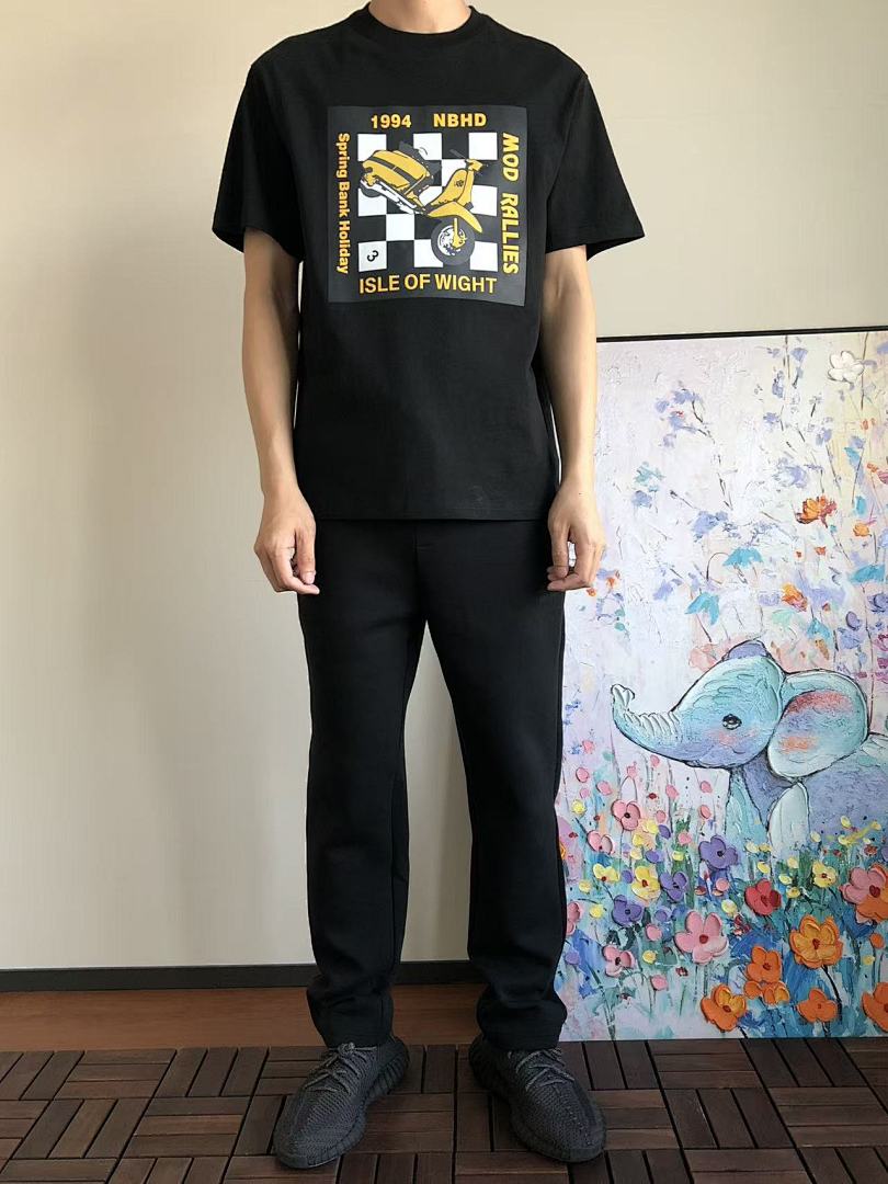 On Running ~109 NEIGHBORHOOD T-SHIRT 11121846 (Im 180CM 68KG Iwear Size M In The Photo) - Image 3
