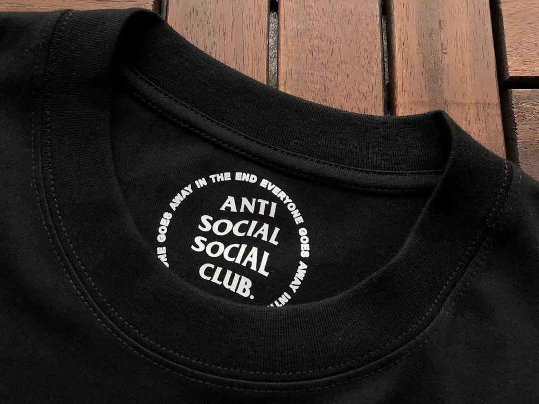 On Running ~85 ANTI SOCIAL CLUB T-SHIRT 55041701 (Im 180CM 68KG Iwear Size M In The Photo) - Image 17