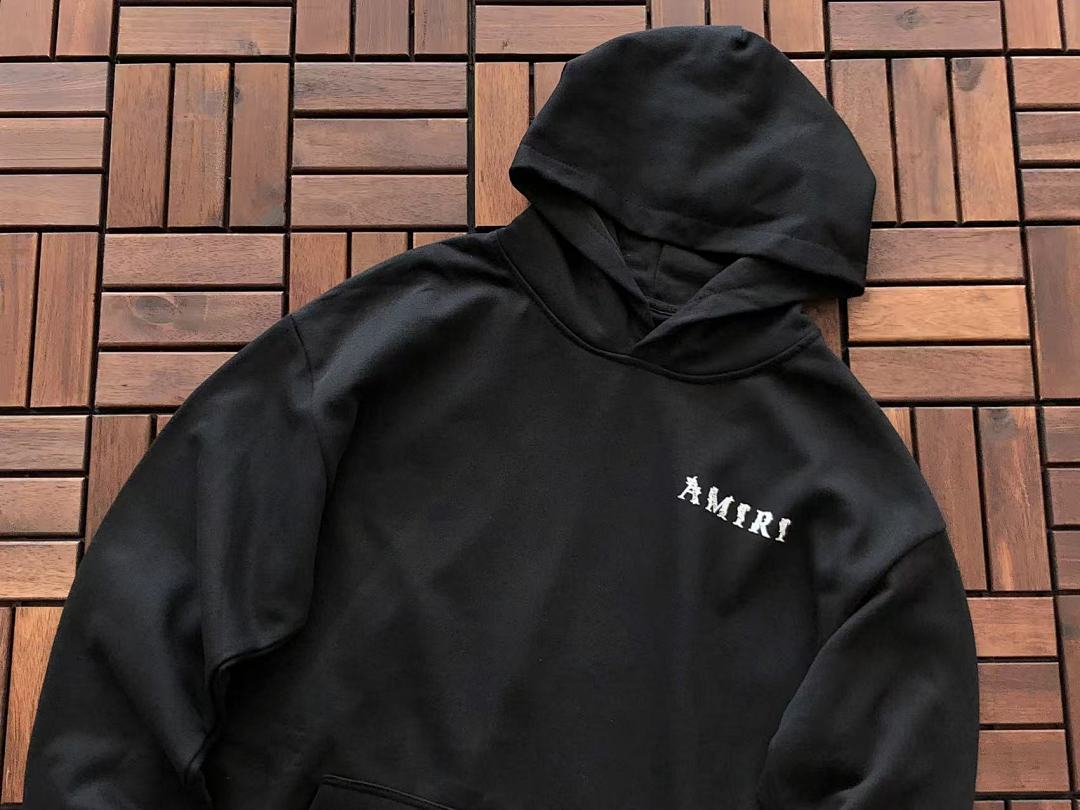 AMIRI ~135 AMIRI HOODIE 33111711 (Im 185CM 80KG Iwear Size M In The Photo) - Image 9