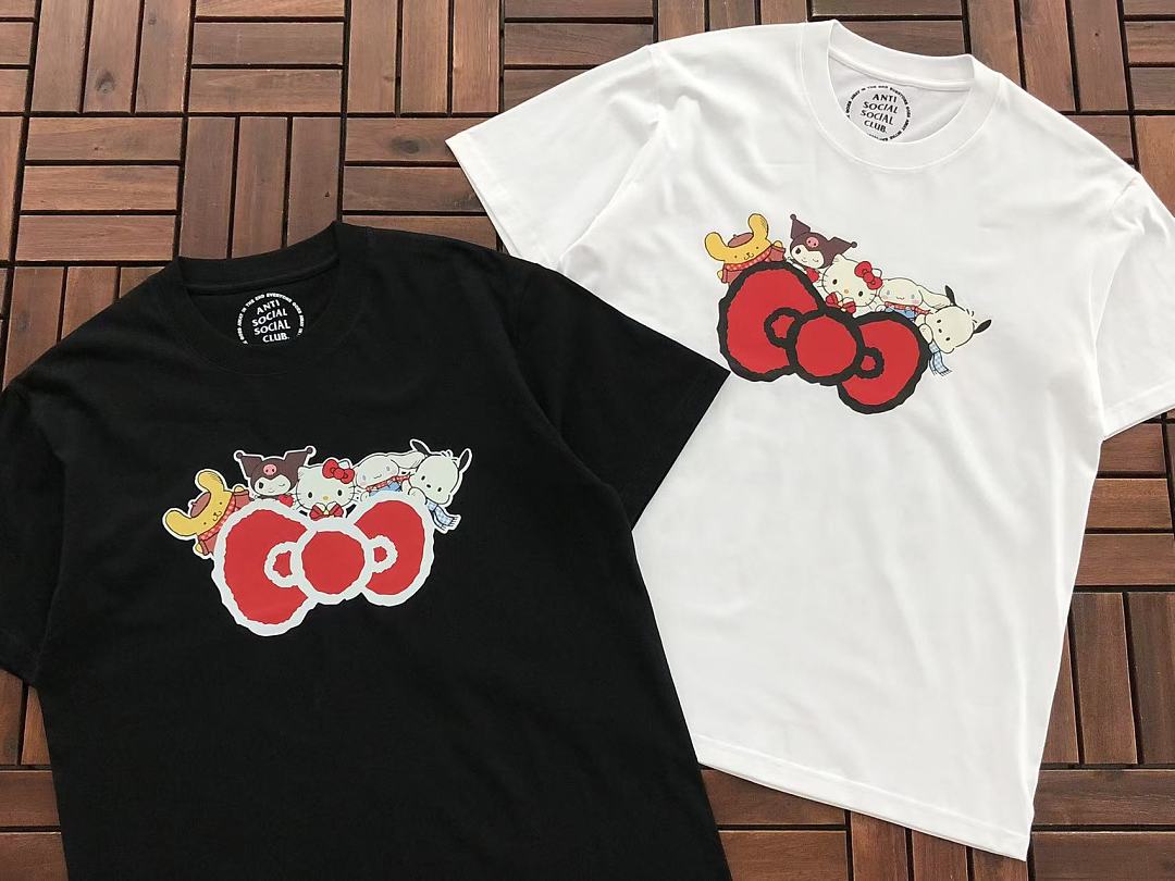 On Running ~85 ANTI SOCIAL CLUB & SANRIO T-SHIRT 55051894 (Im 185CM 70KG Iwear Size M In The Photo) - Image 8