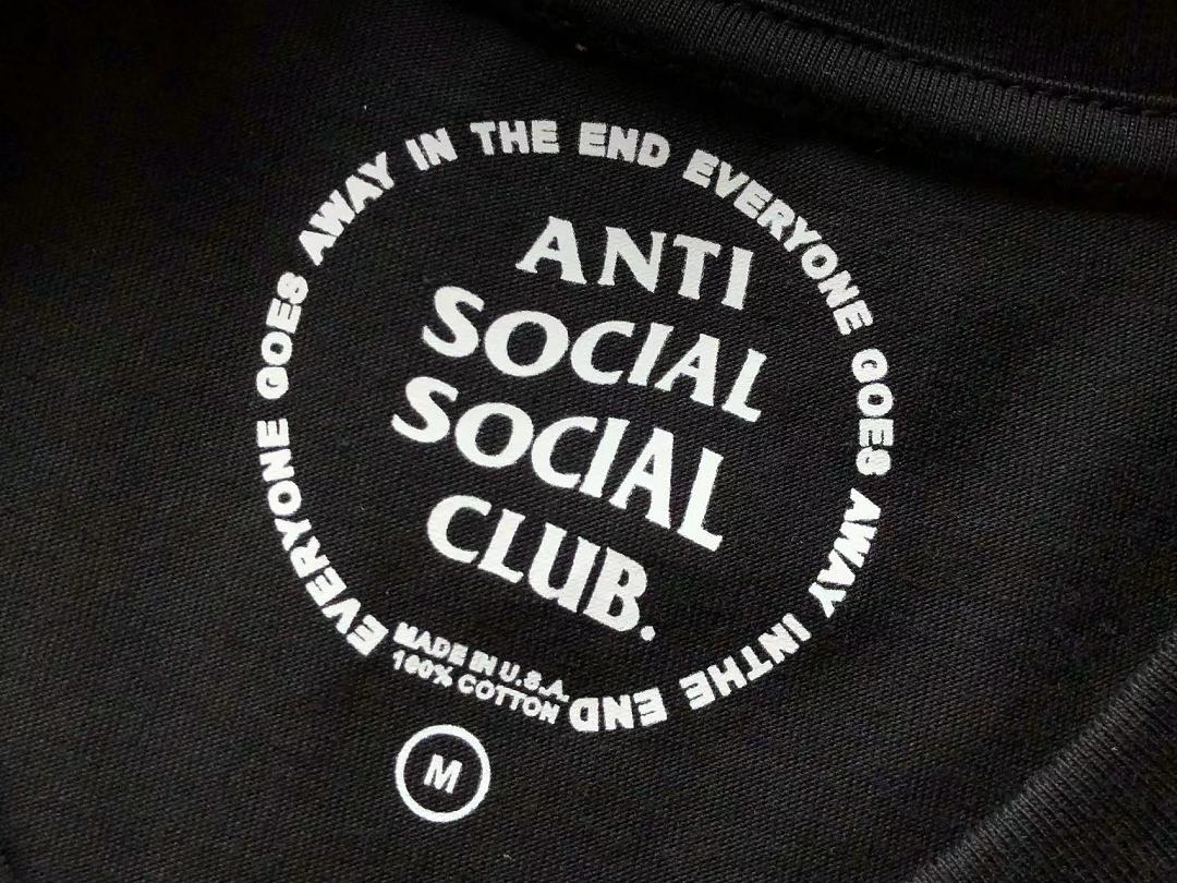 On Running ~85 ANTI SOCIAL CLUB T-SHIRT 55041537 (Im 180CM 68KG Iwear Size M In The Photo) - Image 19