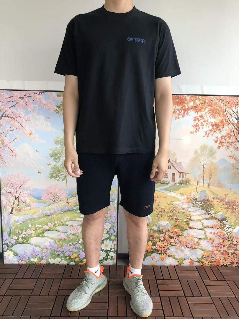 On Running ¥~79 OUTDOOR PRODUCTS T-SHIRT 55052621 (Im 185CM 80KG Iwear Size L In The Photo) - Image 4