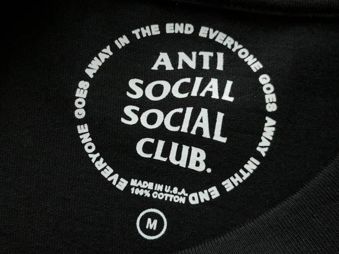 On Running ~85 ANTI SOCIAL CLUB T-SHIRT 55041564 (Im 185CM 70KG Iwear Size M In The Photo) - Image 13
