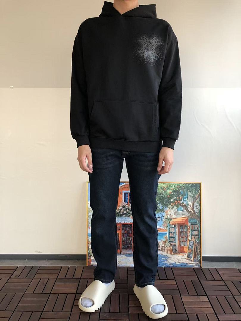 AMIRI ~135 AMIRI HOODIE 33111764 (Im 185CM 80KG Iwear Size M In The Photo) - Image 3