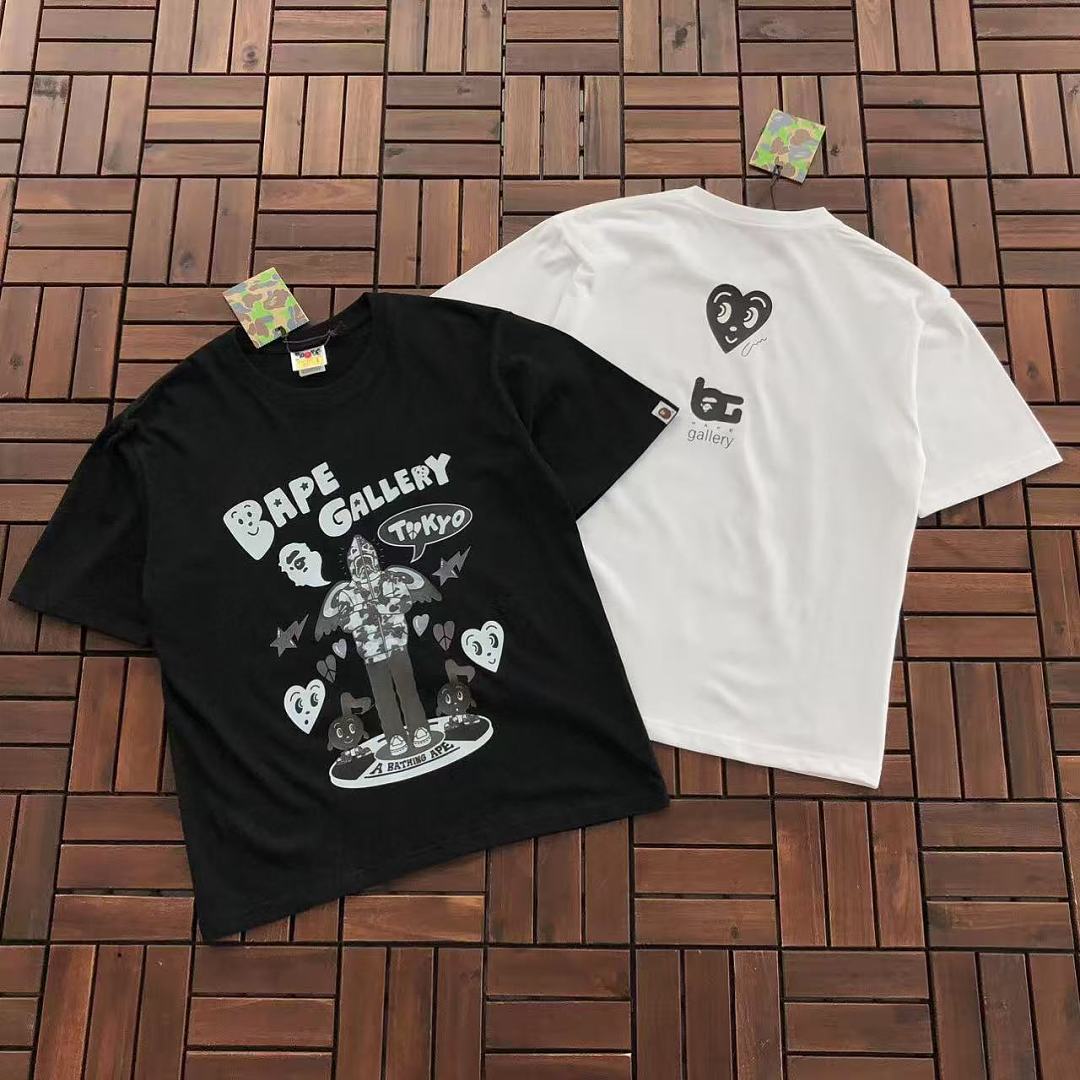 Bape Bape ~95 T-SHIRT 55050829 (Im 185CM 70KG Iwear Size S In The Photo), photo 1
