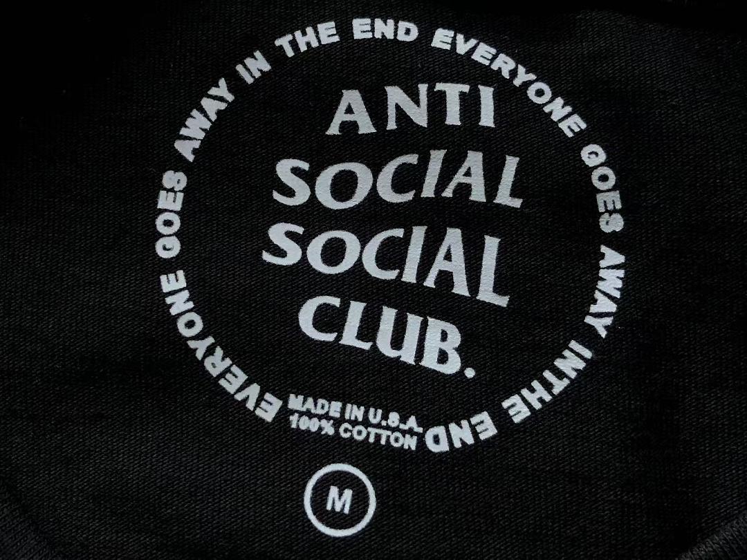 On Running ~ 85 ANTI SOCIAL CLUB T-SHIRT 55051910 (Im 185CM 70KG Iwear Size M In The Photo) - Image 23