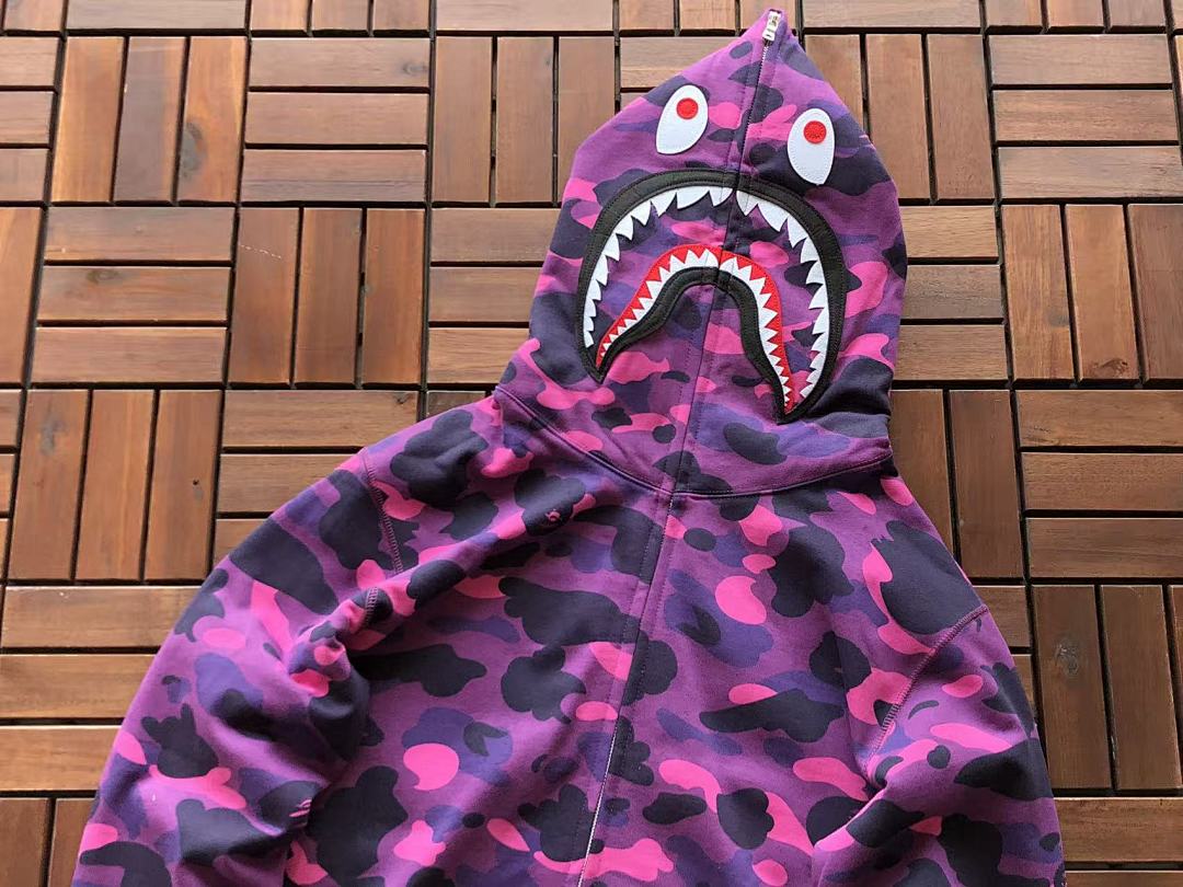 Other ~275 BAPE HOODIE FLEECE 11100447 (Im 180CM 68KG Iwear Size S In The Photo) - Image 9