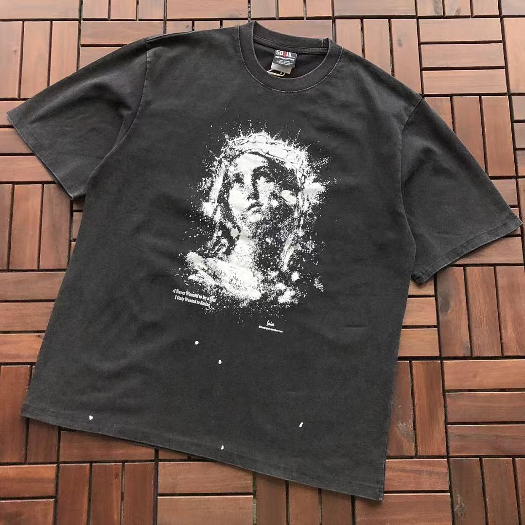 Chanel ~95 SAINT MICHAEL T-SHIRT 77042349 (Im 176CM 58KG Iwear Size XL In The Photo), photo 1