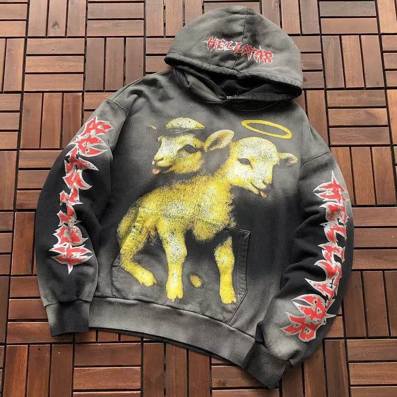 ~ 288 HELLSTAR HOODIE 55070441 (Im 185CM 70KG Iwear Size M In The Photo), photo 1