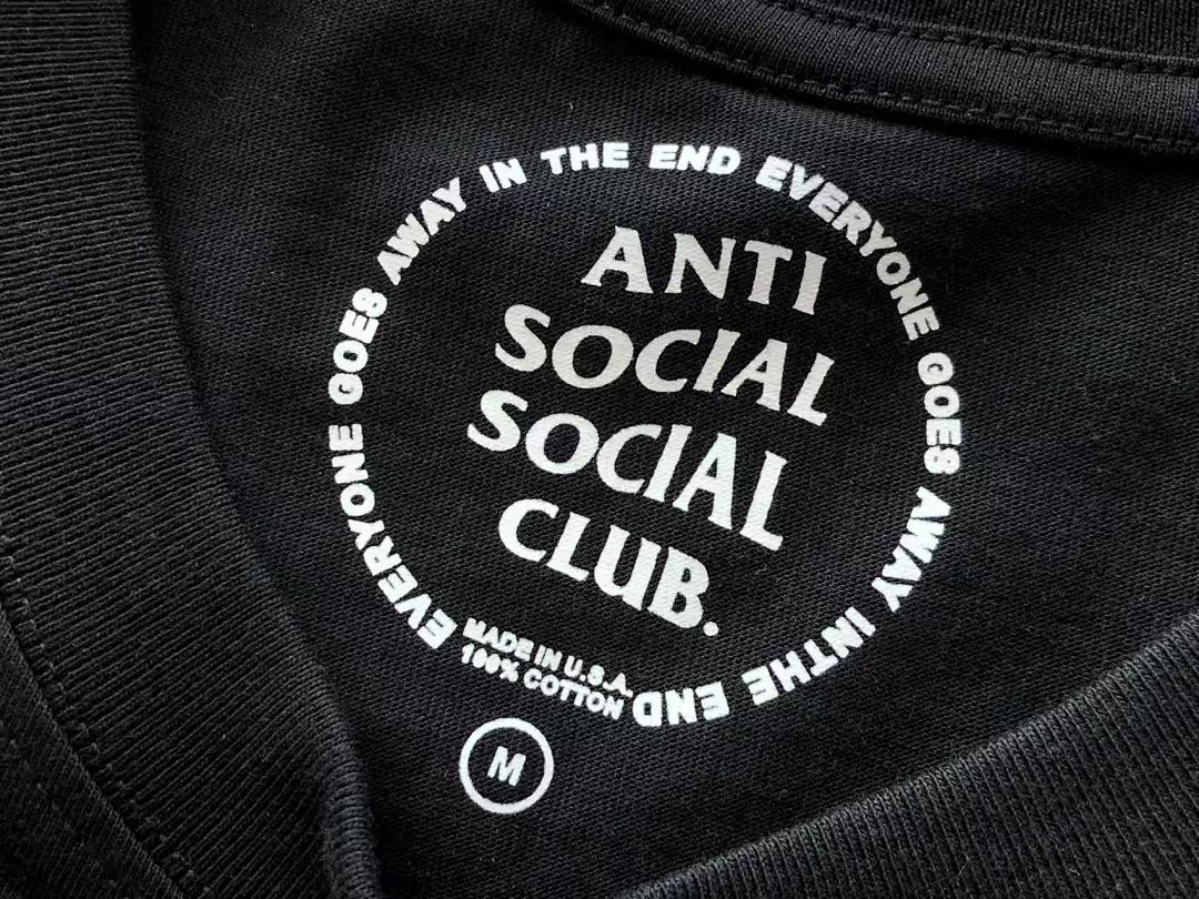 On Running ~85 ANTI SOCIAL CLUB T-SHIRT 11112810 (Im 176CM 58KG Iwear Size M In The Photo) - Image 19