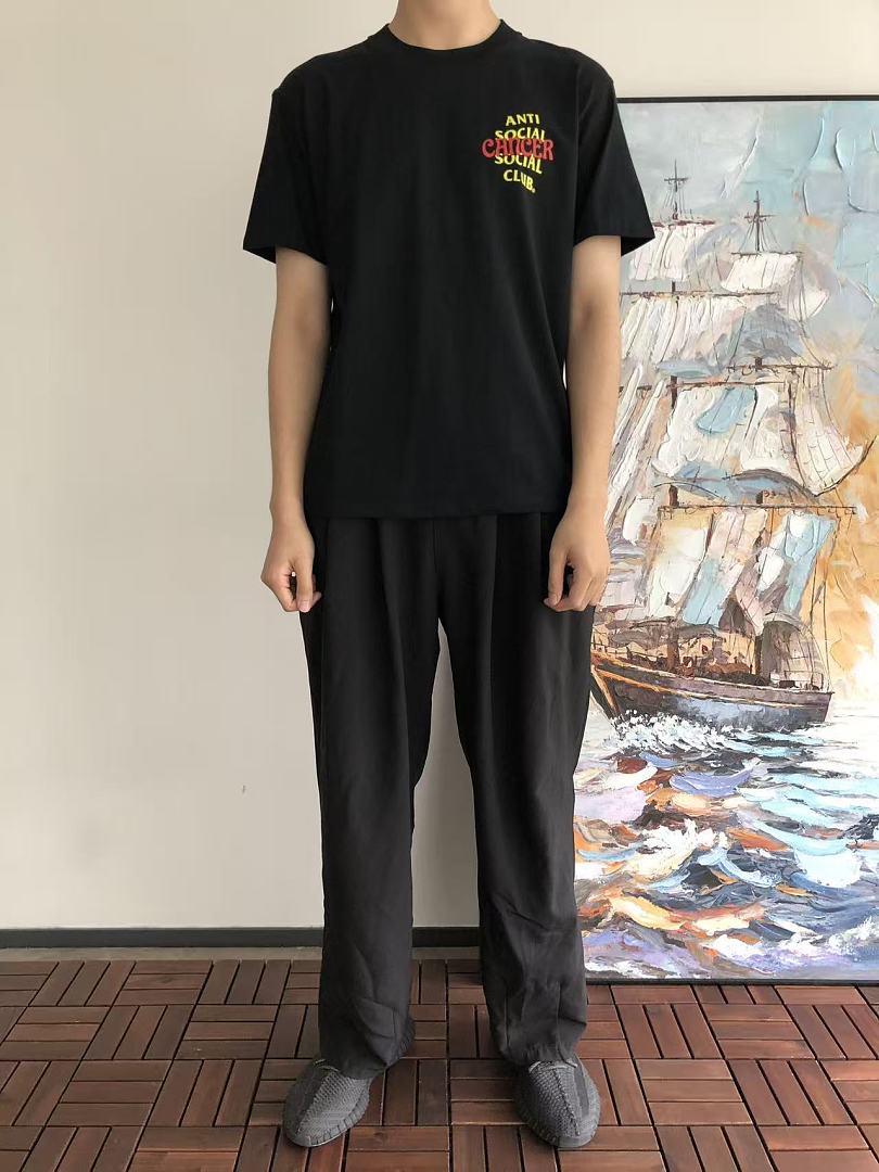 On Running ~ 85 ANTI SOCIAL CLUB T-SHIRT 55041585 (Im 185CM 70KG Iwear Size M In The Photo) - Image 3