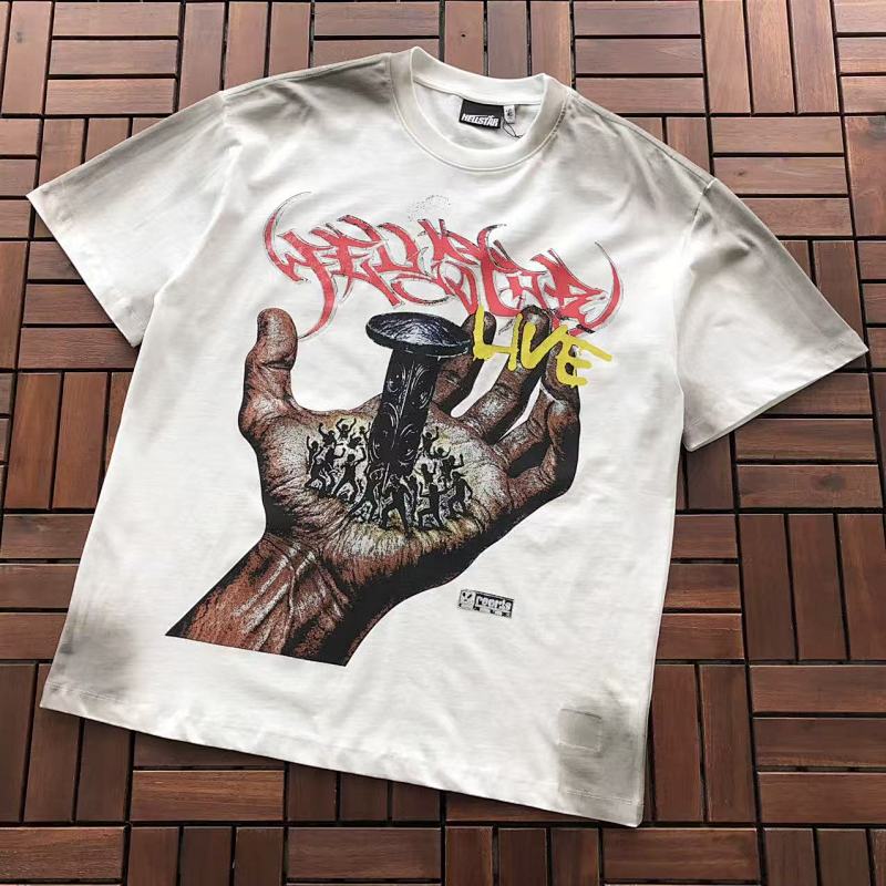 ~89 HELLSTAR T-SHIRT 77040661 (Im 176CM 58KG Iwear Size M In The Photo), photo 1