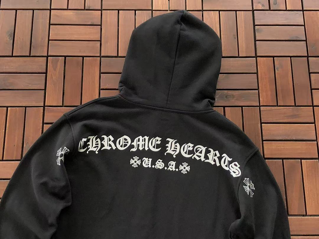 Other ~189 CH🔥OM🔥 HE🔥RTS HOODIE 77091047 (Im 185CM 70KG Iwear Size M In The Photo) - Image 6