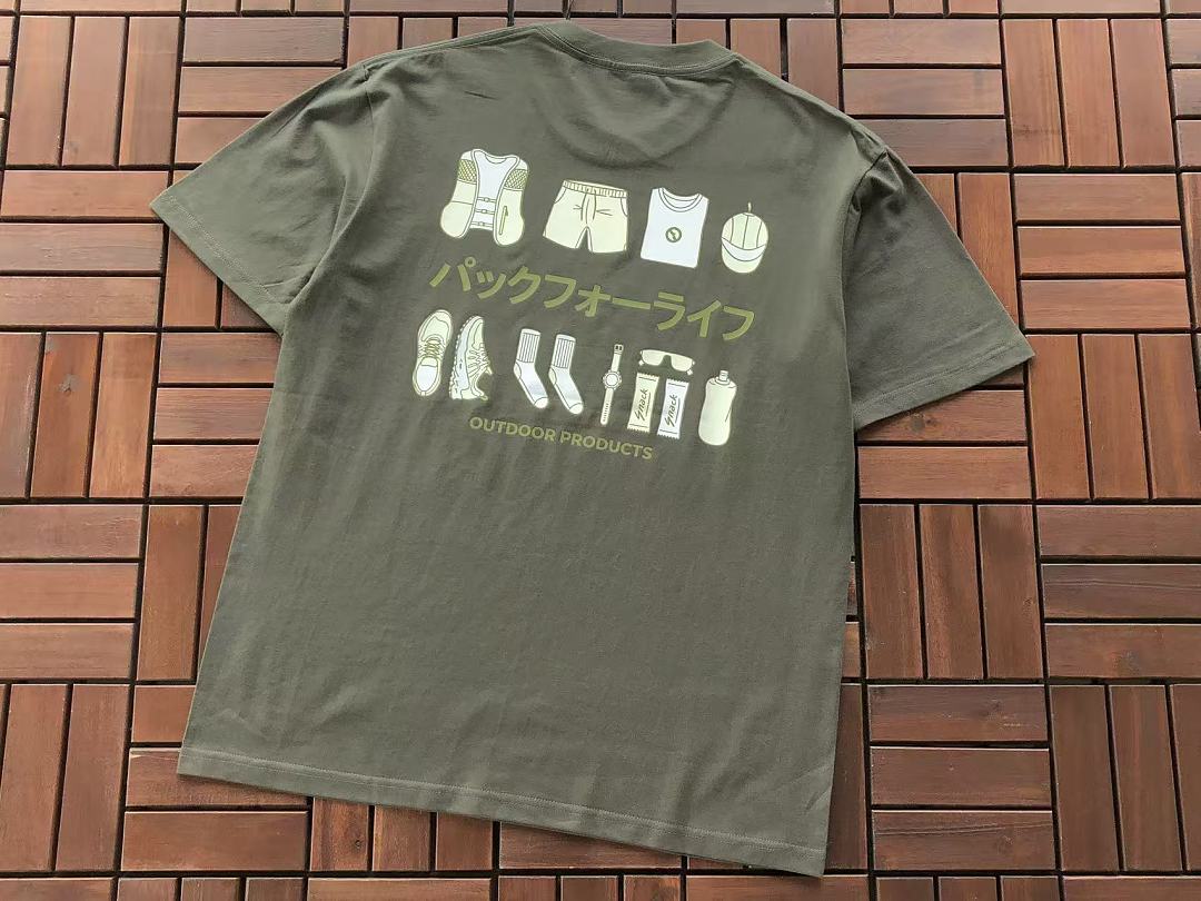 On Running ¥~89 OUTDOOR PRODUCTS T-SHIRT 55052619 (Im 185CM 80KG Iwear Size M In The Photo) - Image 14
