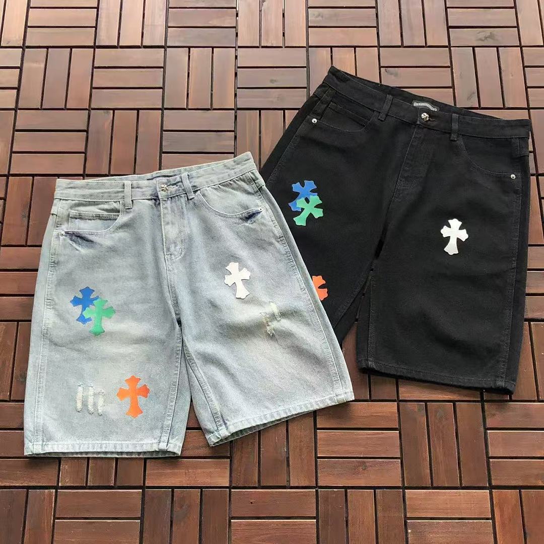 Chanel Chanel ~ 185 CH🔥OM🔥 HE🔥RTS SHORTS JEANS 55070388 (Im 185CM 70KG Iwear Size L In The Photo), photo 1